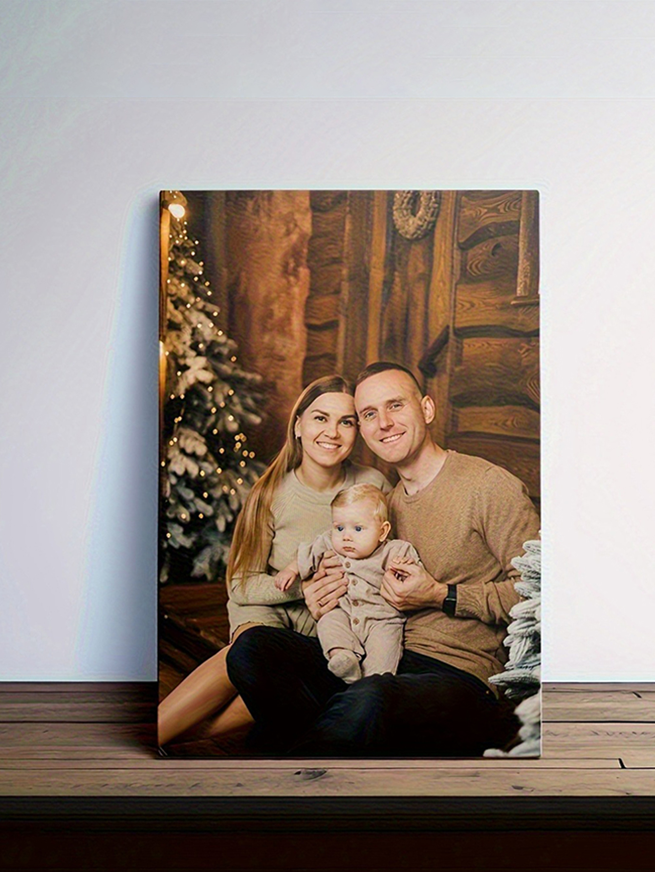 Custom Wood-Framed Canvas 2D Flat Artwork